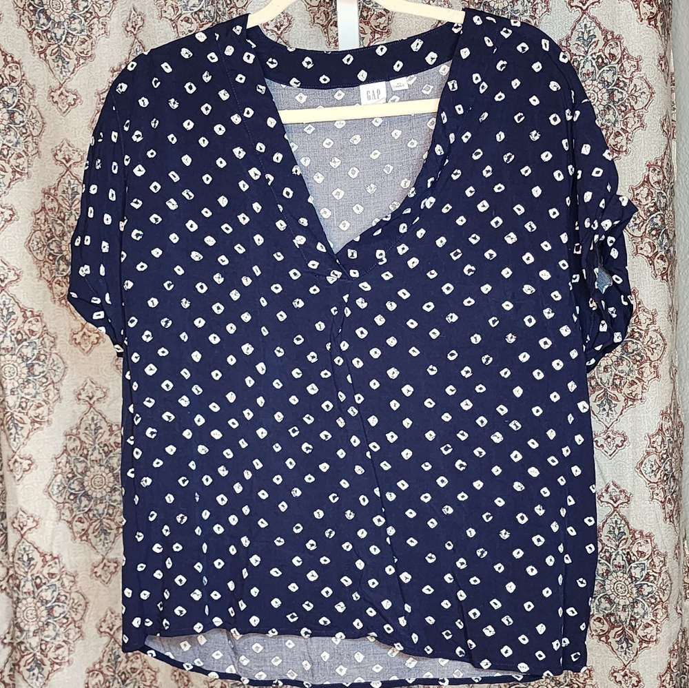 GAP Navy XL Blouse